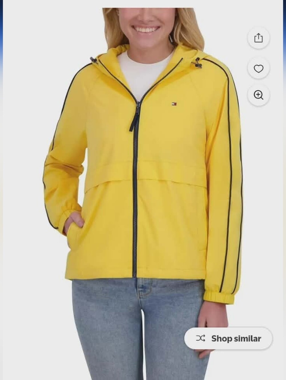 Tommy Hilfiger ladies  Hooded Wind breaker  Jacket